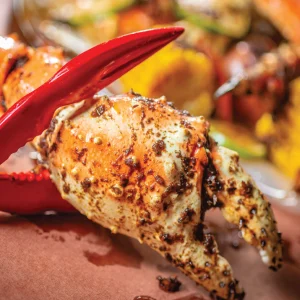 King Crab leg at Mr. Crab